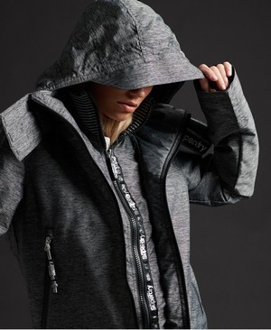 Superdry Limited Edition Blockhood SD-Windcheater Női Kabát Fekete | HFTXC3128